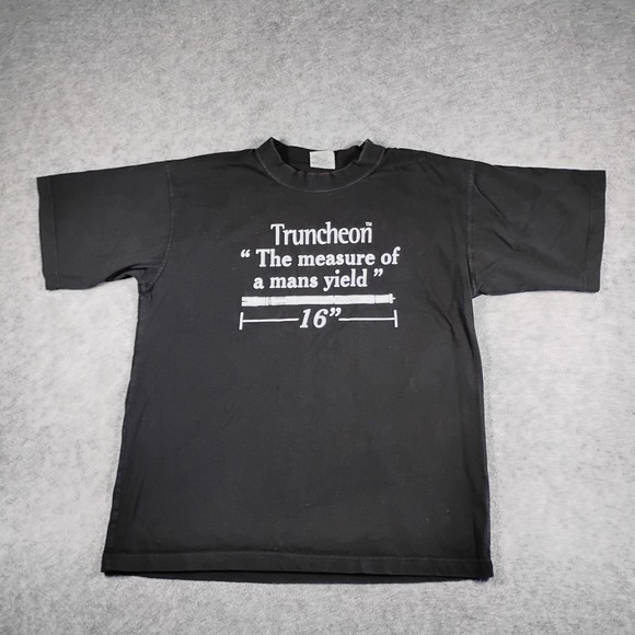 Aussie Beach Other - Aussie Beach Truncheon Nutrient Meter Graphic Tee Mens Medium Black Short Sleeve